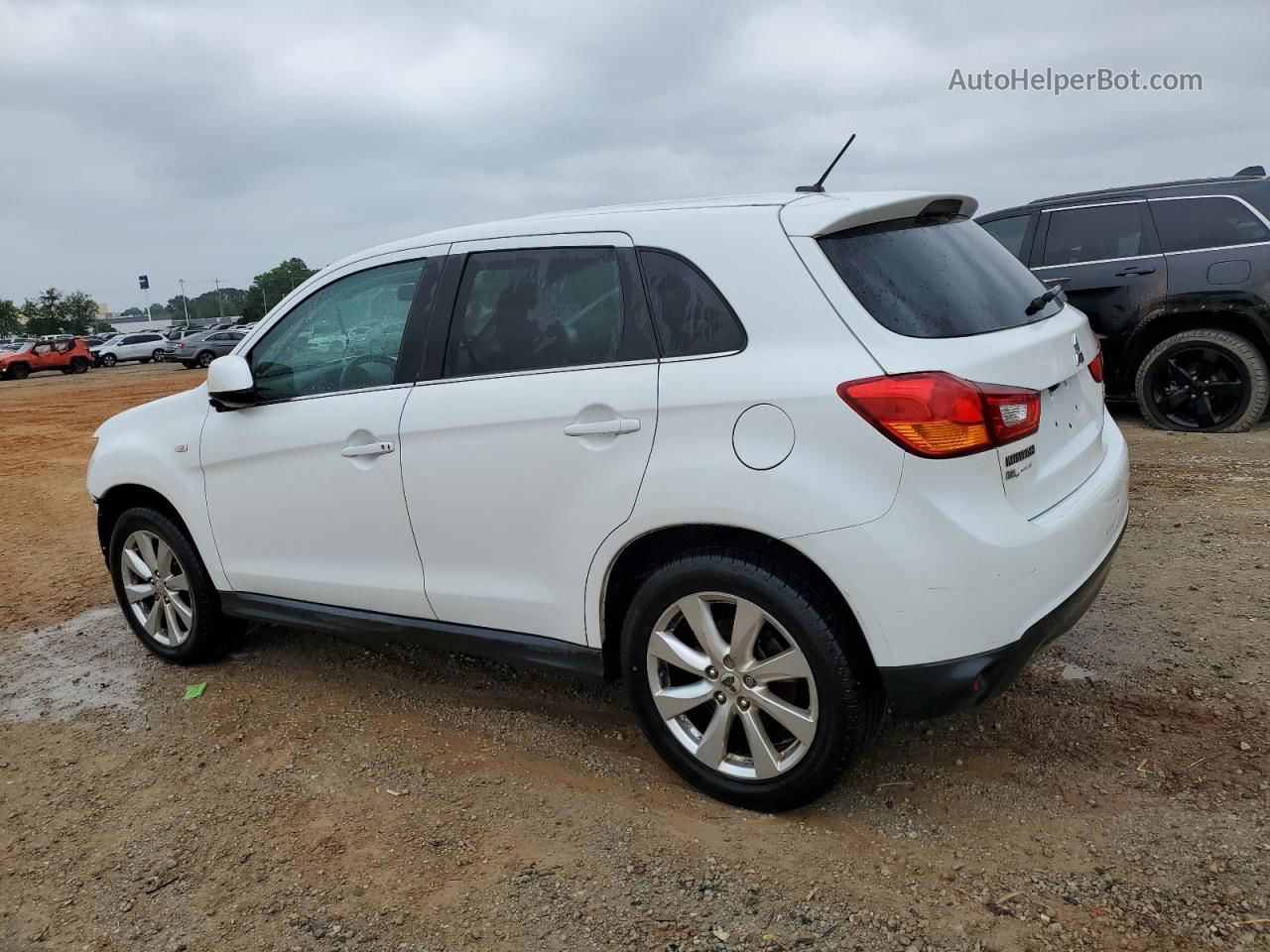 2015 Mitsubishi Outlander Sport Se White vin: 4A4AP4AU6FE062693