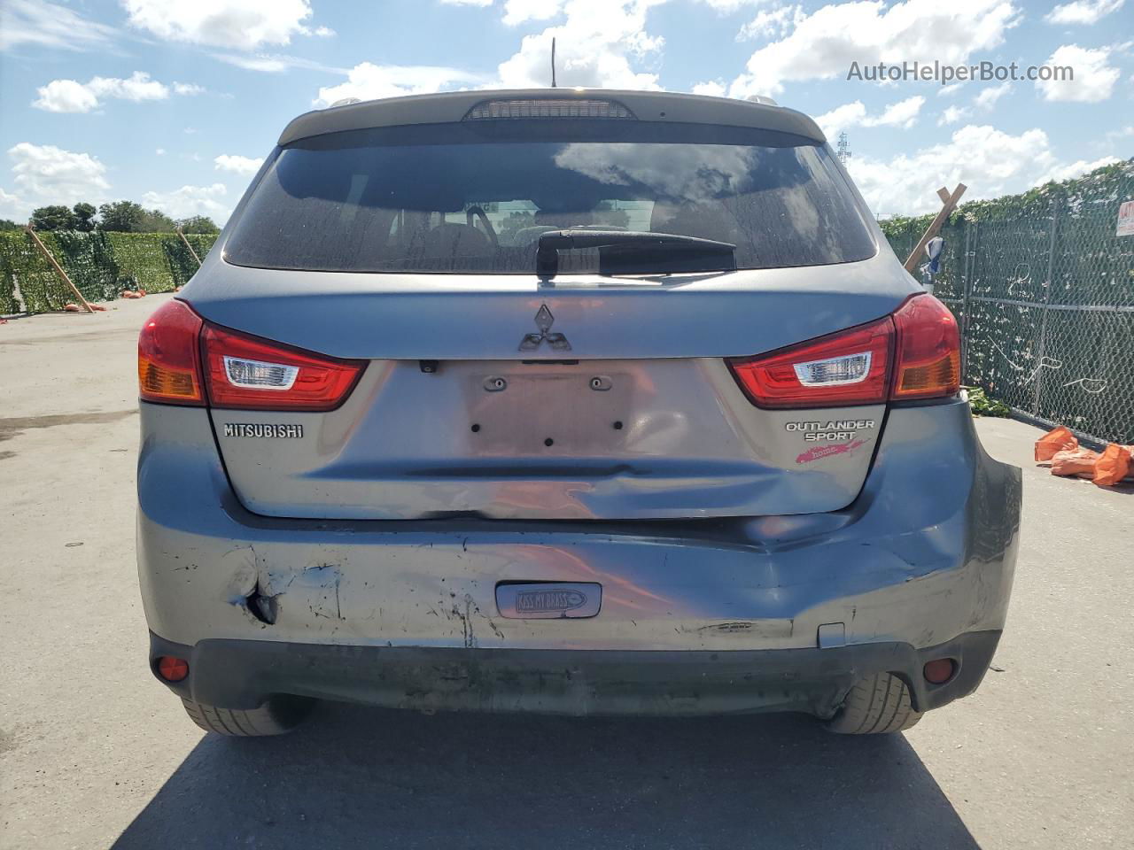 2014 Mitsubishi Outlander Sport Se Gray vin: 4A4AP4AU7EE013548