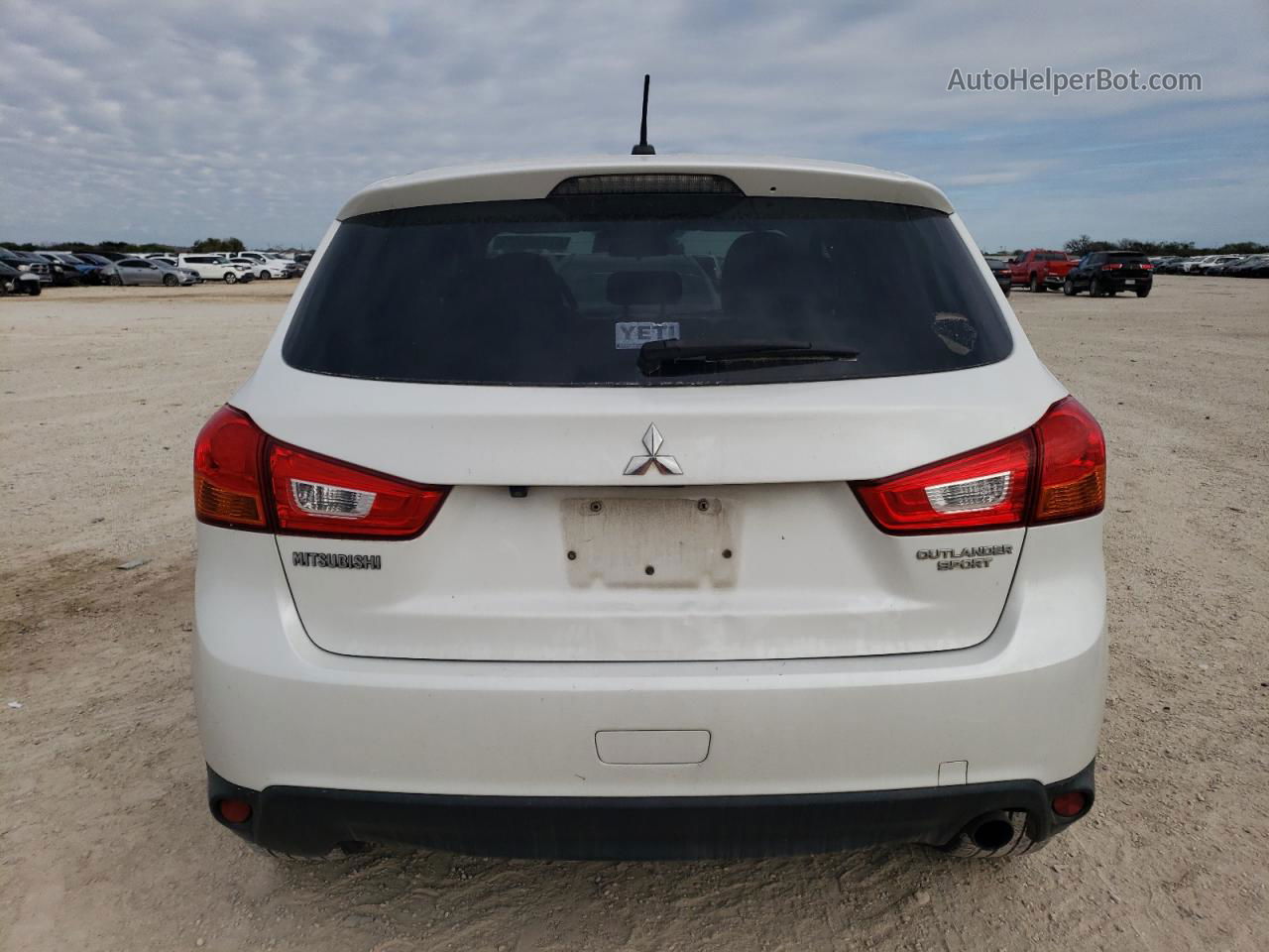 2015 Mitsubishi Outlander Sport Se Белый vin: 4A4AP4AU7FE004530