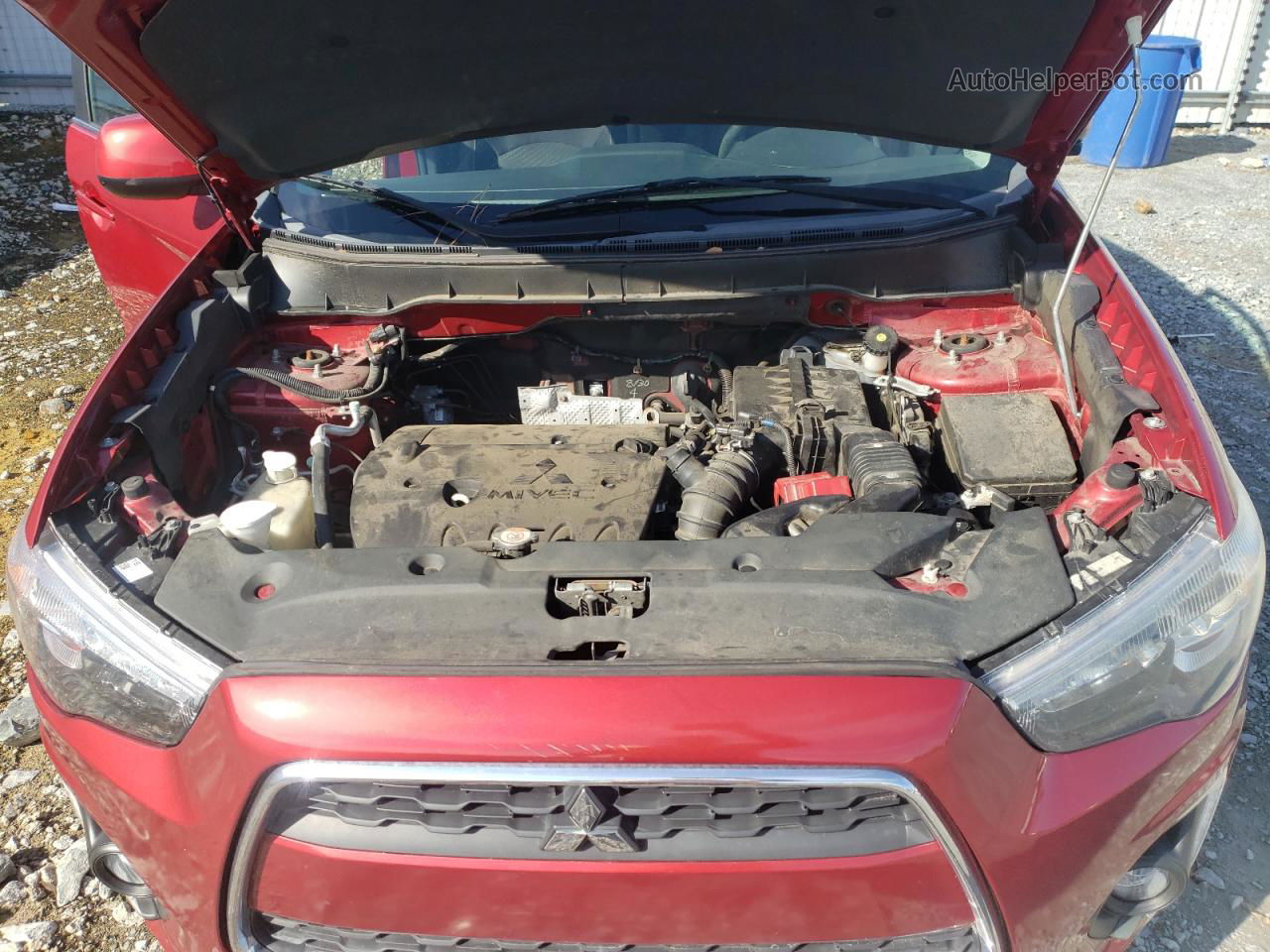 2015 Mitsubishi Outlander Sport Se Бордовый vin: 4A4AP4AU7FE009193