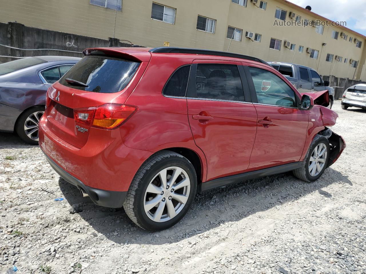 2015 Mitsubishi Outlander Sport Se Red vin: 4A4AP4AU7FE011221