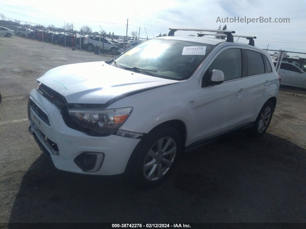 2015 Mitsubishi Outlander Sport Se White vin: 4A4AP4AU7FE042209