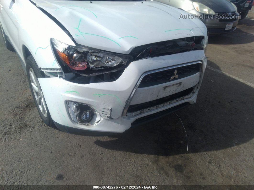 2015 Mitsubishi Outlander Sport Se Белый vin: 4A4AP4AU7FE042209