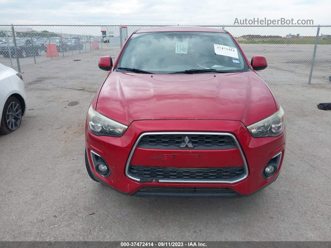 2013 Mitsubishi Outlander Sport Se Красный vin: 4A4AP4AU8DE009751