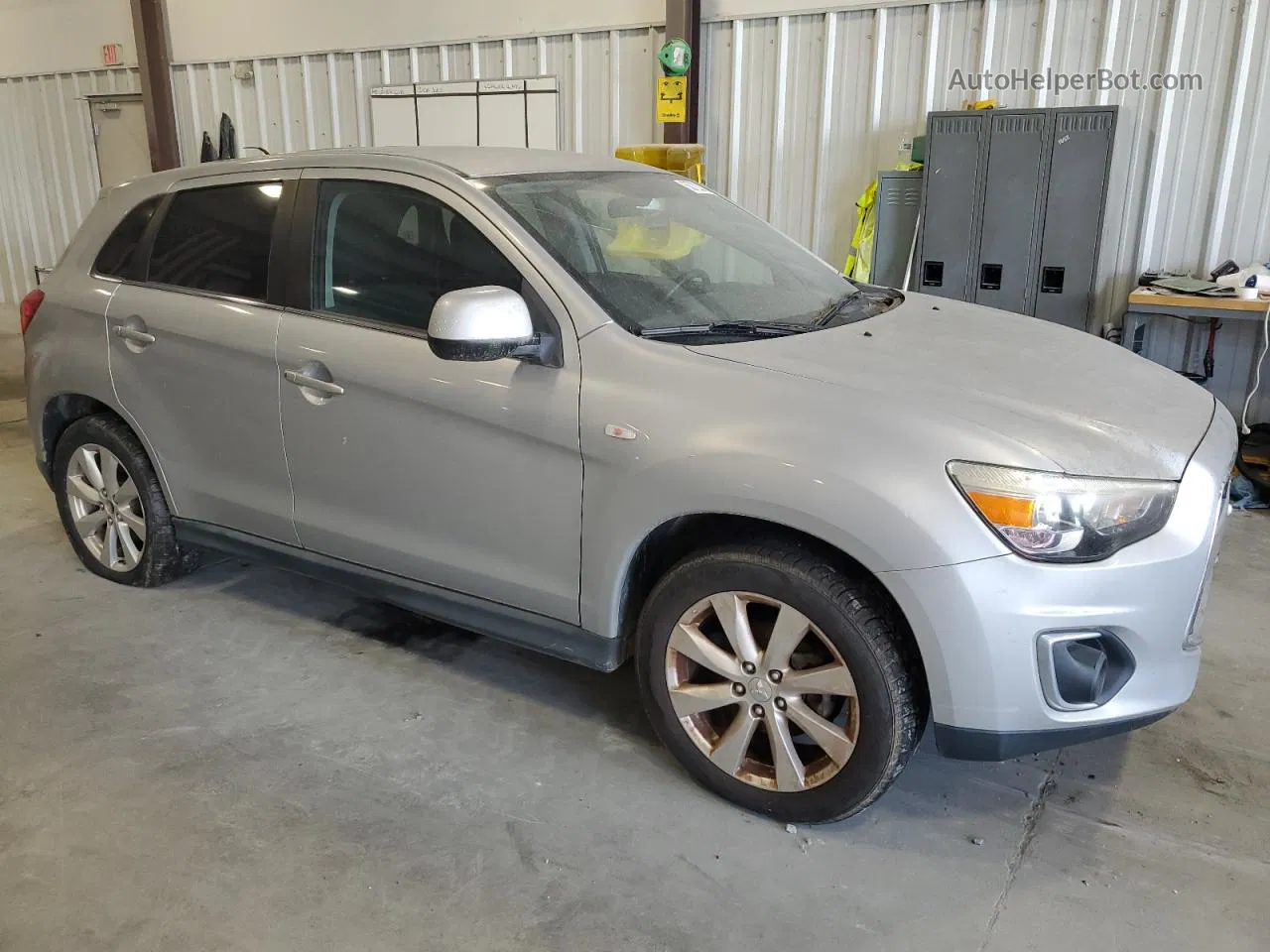 2013 Mitsubishi Outlander Sport Se Silver vin: 4A4AP4AU8DE010480