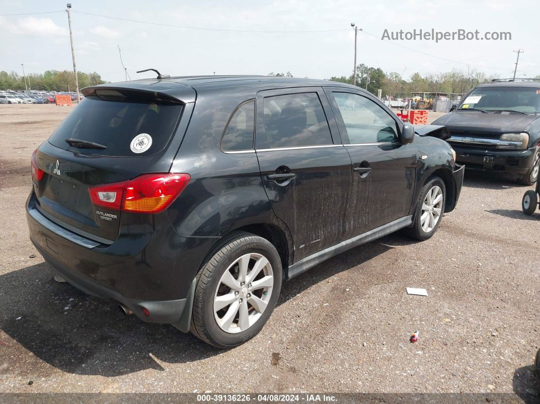 2013 Mitsubishi Outlander Sport Se Черный vin: 4A4AP4AU8DE012634