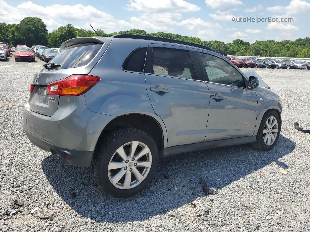 2013 Mitsubishi Outlander Sport Se Silver vin: 4A4AP4AU8DE012794