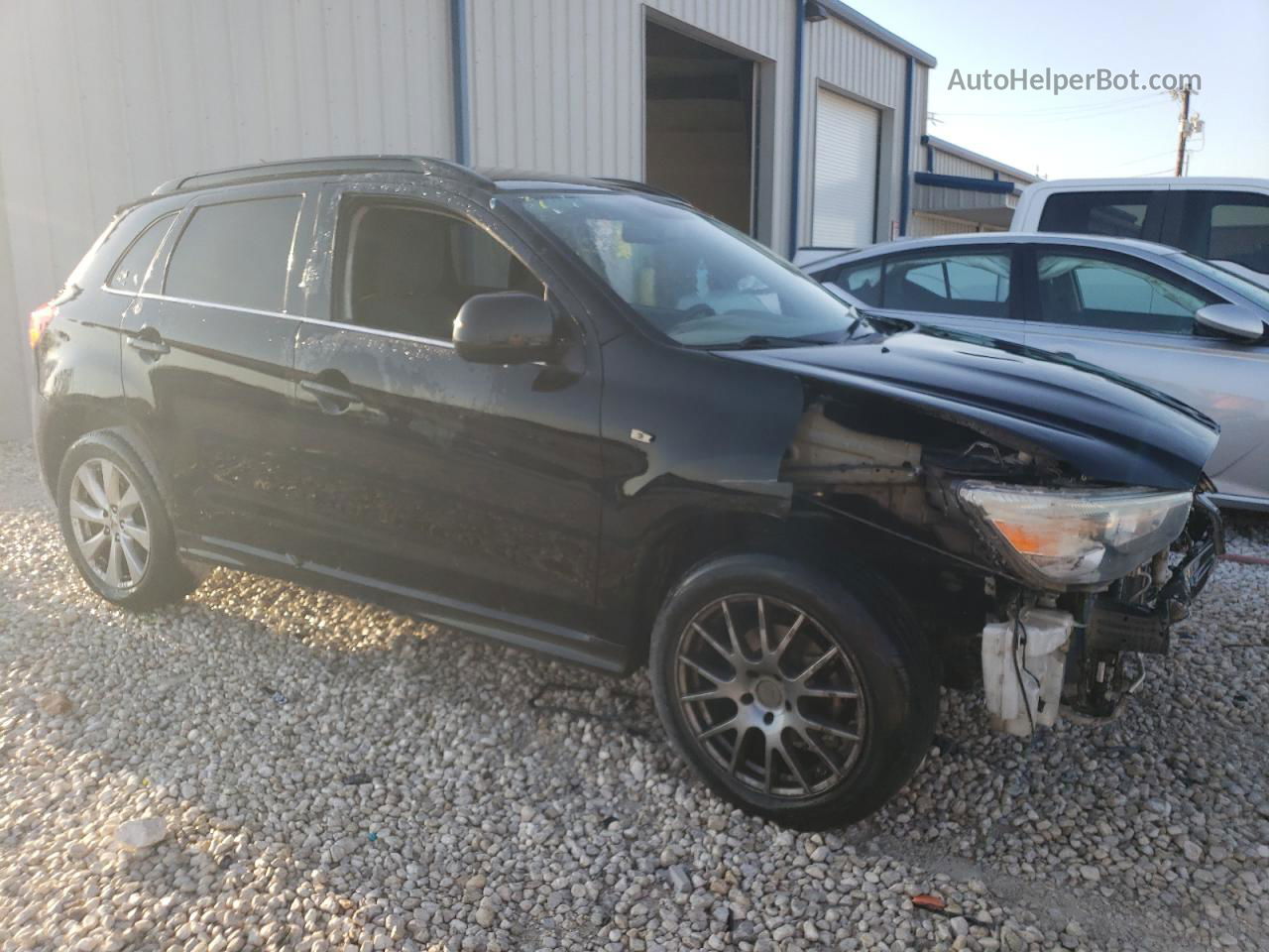 2015 Mitsubishi Outlander Sport Se Черный vin: 4A4AP4AU8FE014712