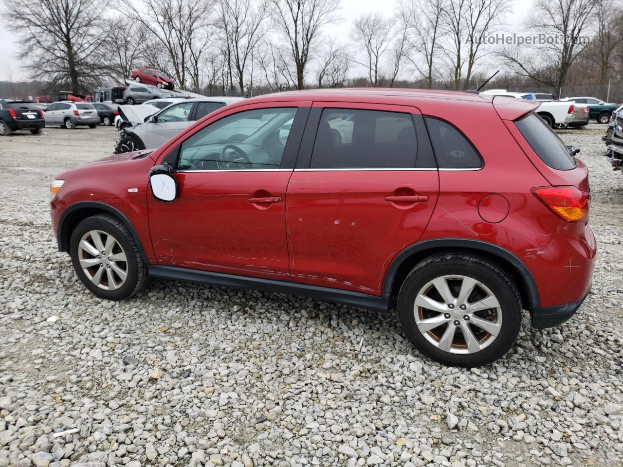 2015 Mitsubishi Outlander Sport Se Red vin: 4A4AP4AU8FE024804