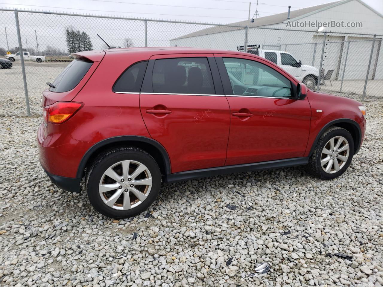 2015 Mitsubishi Outlander Sport Se Красный vin: 4A4AP4AU8FE024804