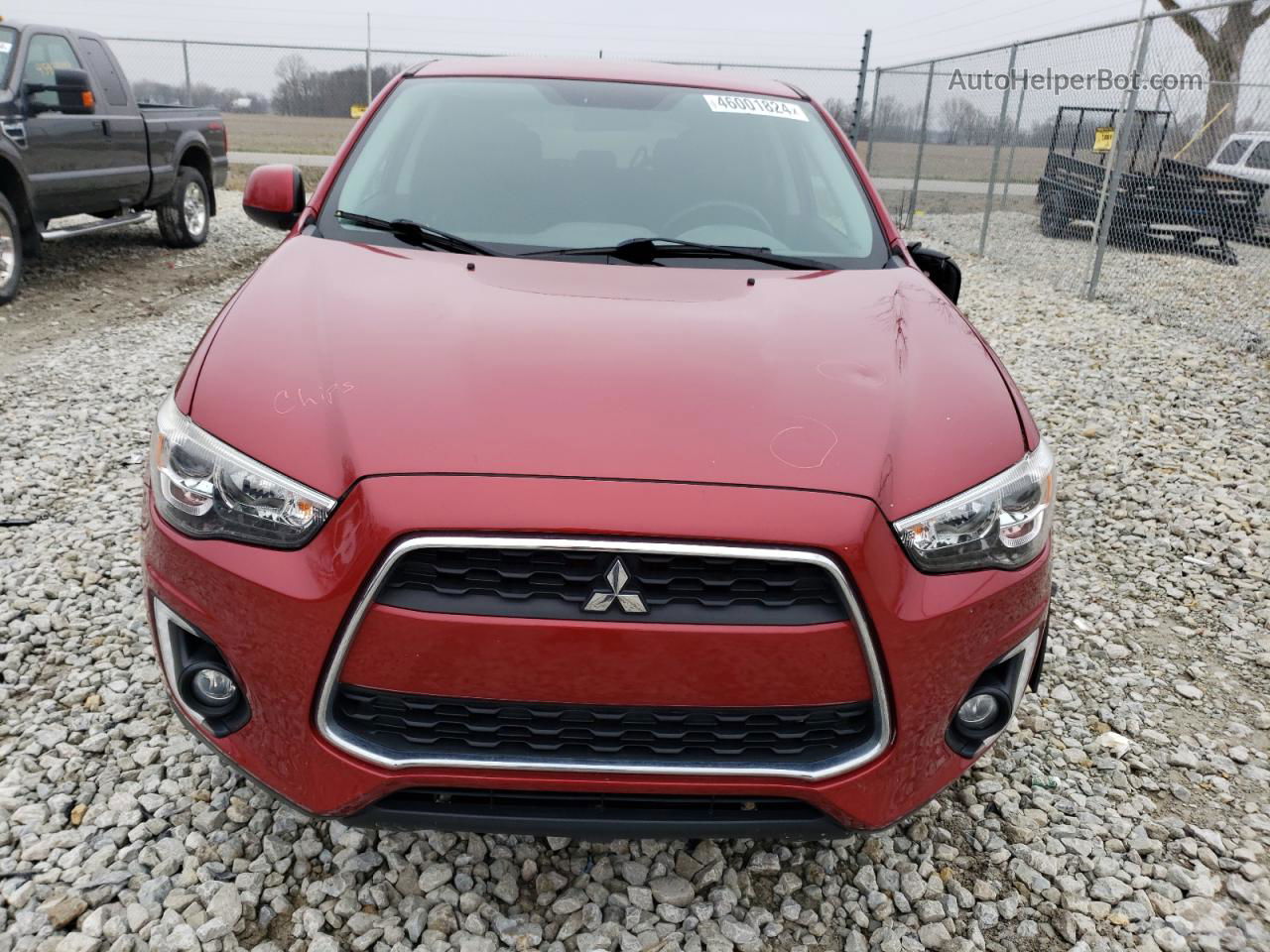 2015 Mitsubishi Outlander Sport Se Red vin: 4A4AP4AU8FE024804