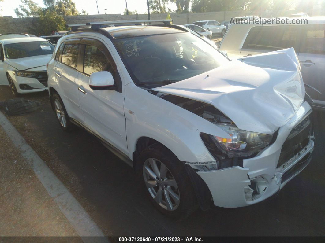 2013 Mitsubishi Outlander Sport Se White vin: 4A4AP4AU9DE006521