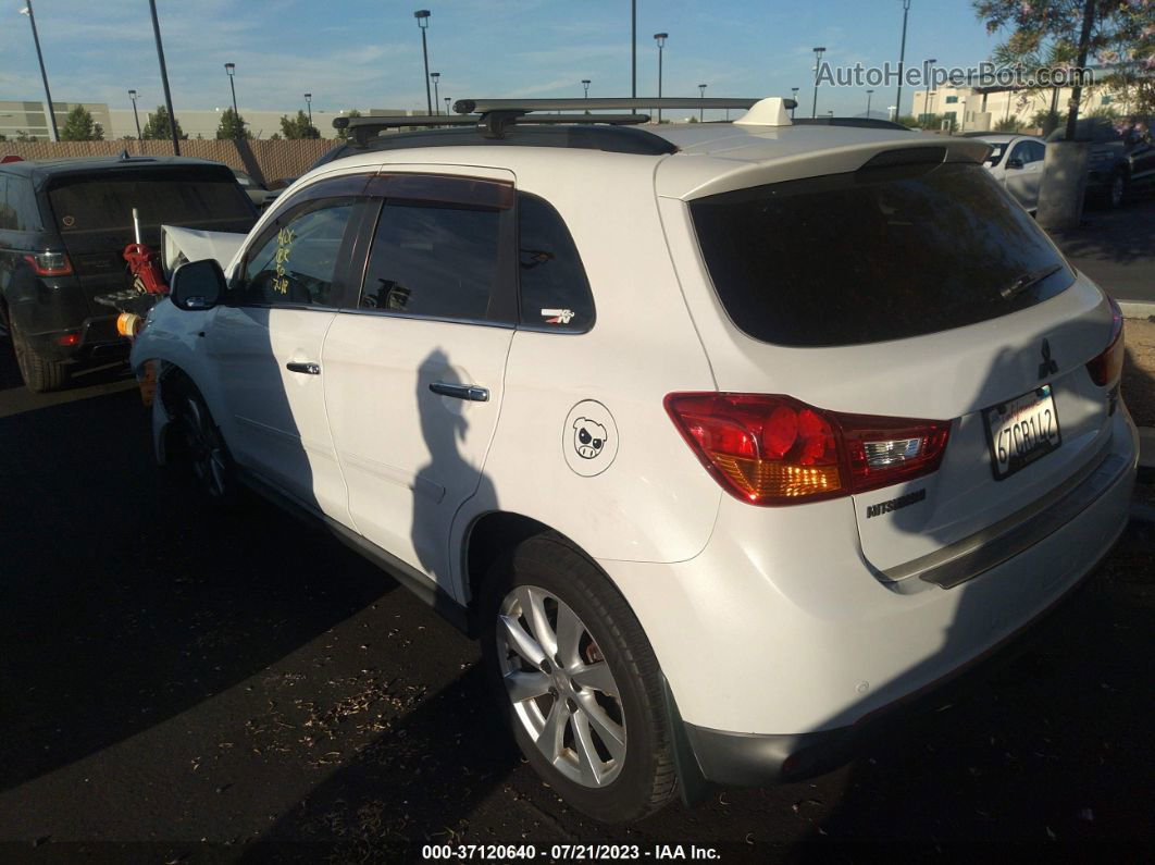 2013 Mitsubishi Outlander Sport Se White vin: 4A4AP4AU9DE006521