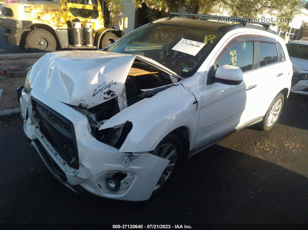 2013 Mitsubishi Outlander Sport Se White vin: 4A4AP4AU9DE006521