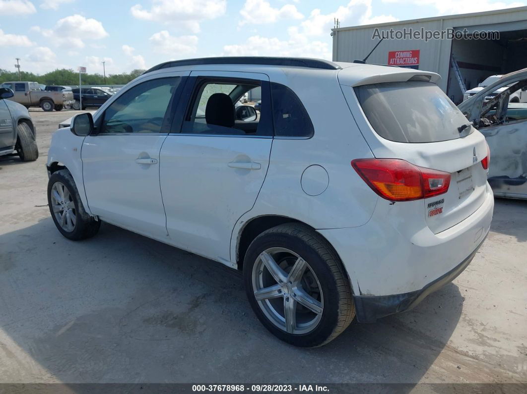 2013 Mitsubishi Outlander Sport Se White vin: 4A4AP4AU9DE017891