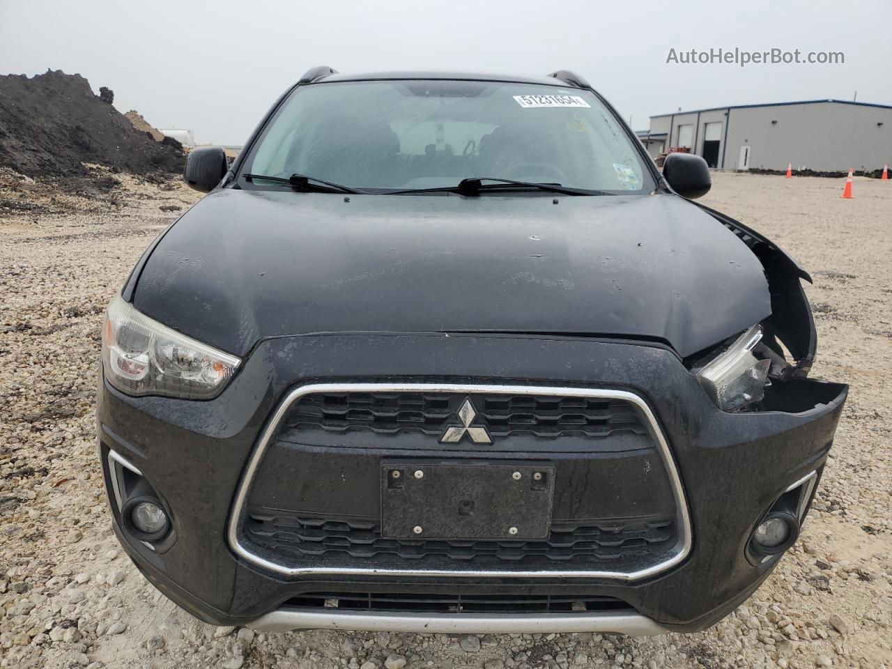 2014 Mitsubishi Outlander Sport Se Black vin: 4A4AP4AU9EE019626