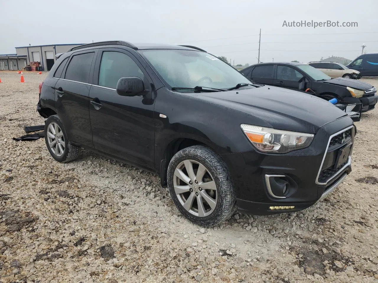 2014 Mitsubishi Outlander Sport Se Black vin: 4A4AP4AU9EE019626