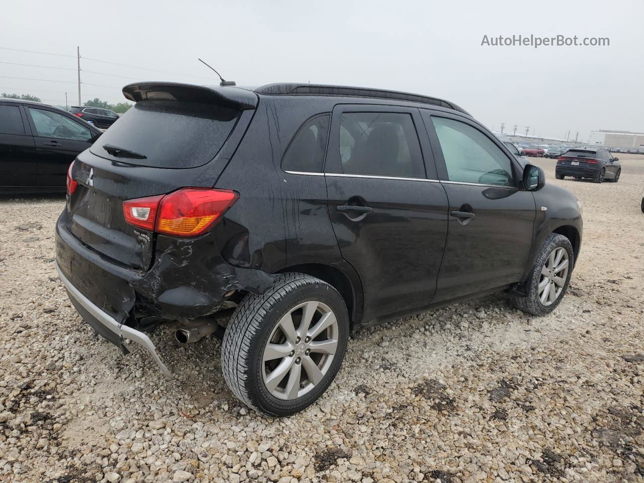 2014 Mitsubishi Outlander Sport Se Black vin: 4A4AP4AU9EE019626