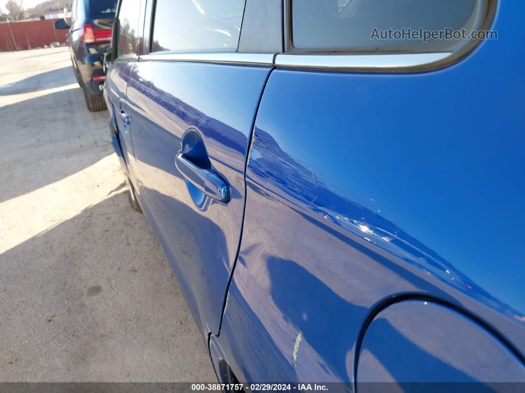 2015 Mitsubishi Outlander Sport Se Blue vin: 4A4AP4AU9FE008448