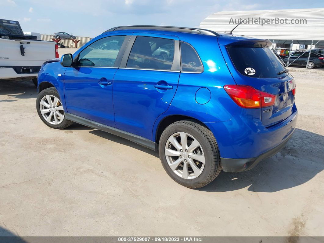 2015 Mitsubishi Outlander Sport Se Синий vin: 4A4AP4AU9FE014752