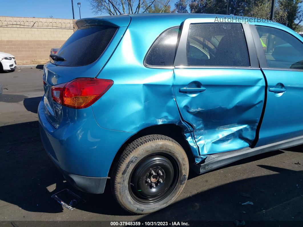 2013 Mitsubishi Outlander Sport Se Blue vin: 4A4AP4AUXDE004096