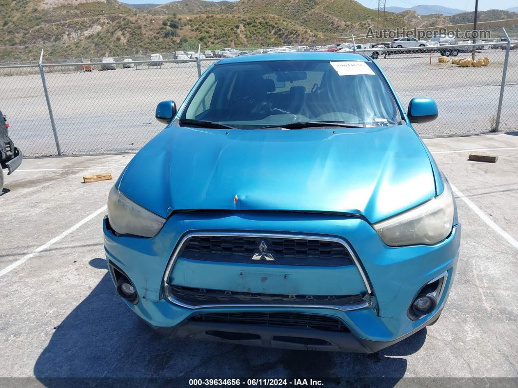 2013 Mitsubishi Outlander Sport Se Синий vin: 4A4AP4AUXDE009718