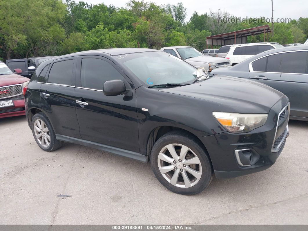 2013 Mitsubishi Outlander Sport Se Черный vin: 4A4AP4AUXDE025286