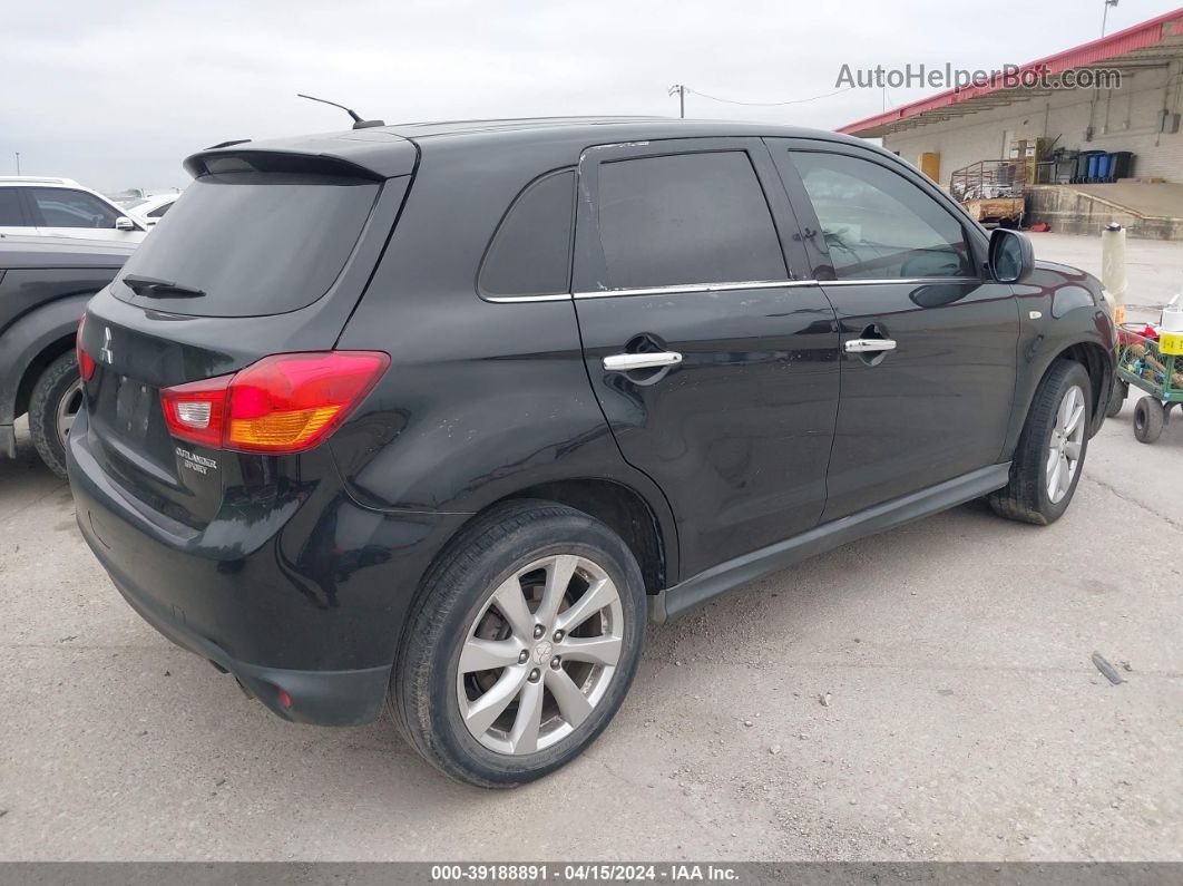 2013 Mitsubishi Outlander Sport Se Черный vin: 4A4AP4AUXDE025286