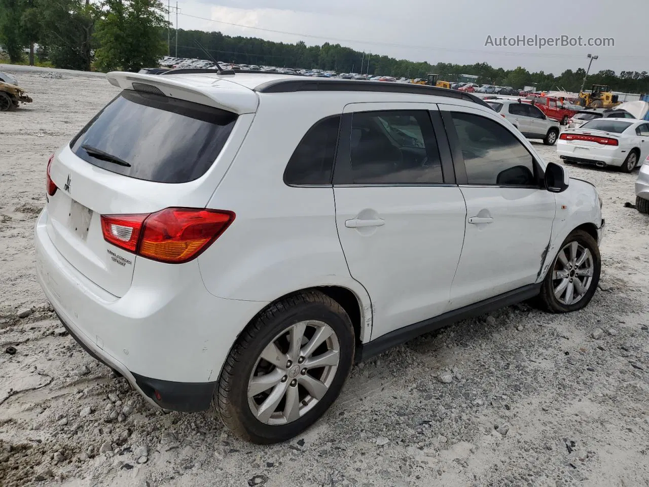 2015 Mitsubishi Outlander Sport Se Белый vin: 4A4AP4AUXFE009544