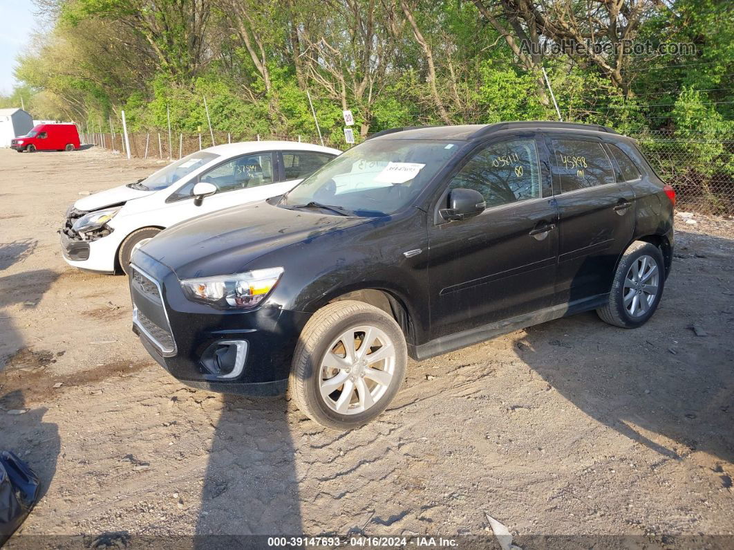 2015 Mitsubishi Outlander Sport Gt Черный vin: 4A4AP4AW1FE038111