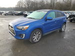 2015 Mitsubishi Outlander Sport Se Синий vin: 4A4AP4AW4FE047188