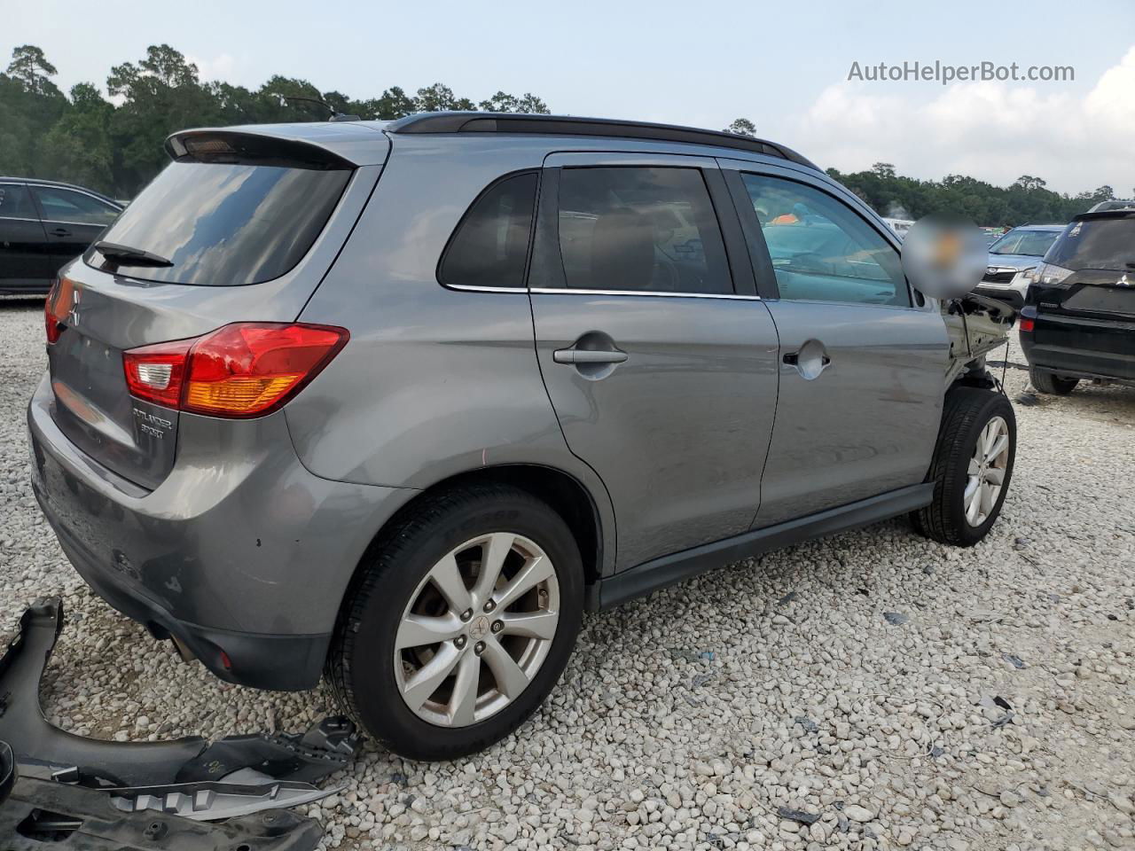 2015 Mitsubishi Outlander Sport Se Silver vin: 4A4AP4AW5FE035664