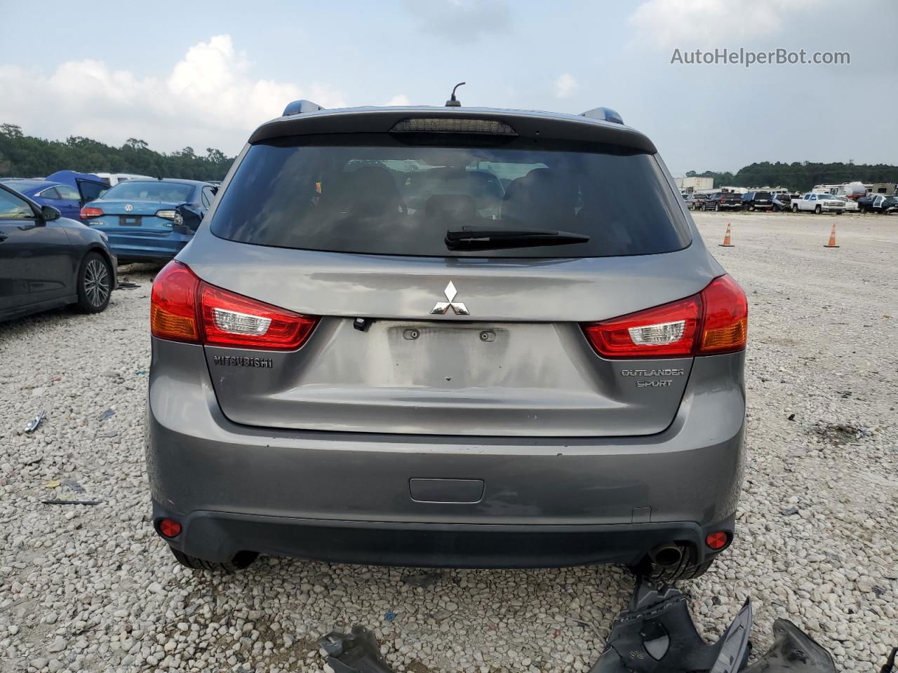 2015 Mitsubishi Outlander Sport Se Silver vin: 4A4AP4AW5FE035664