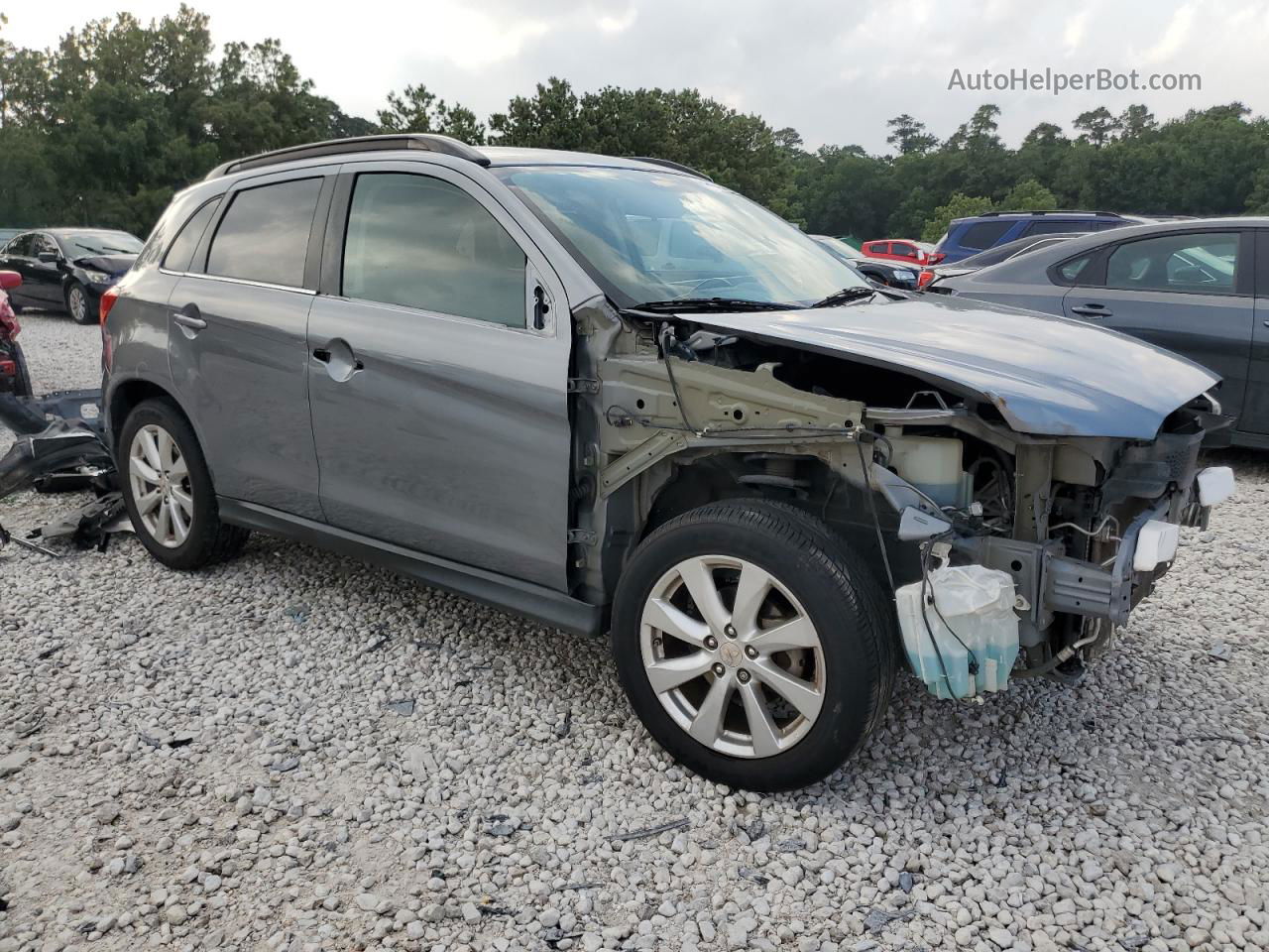 2015 Mitsubishi Outlander Sport Se Silver vin: 4A4AP4AW5FE035664