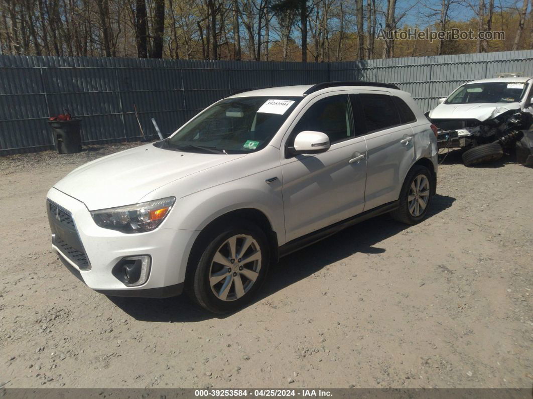 2015 Mitsubishi Outlander Sport Gt White vin: 4A4AP4AW5FE046034