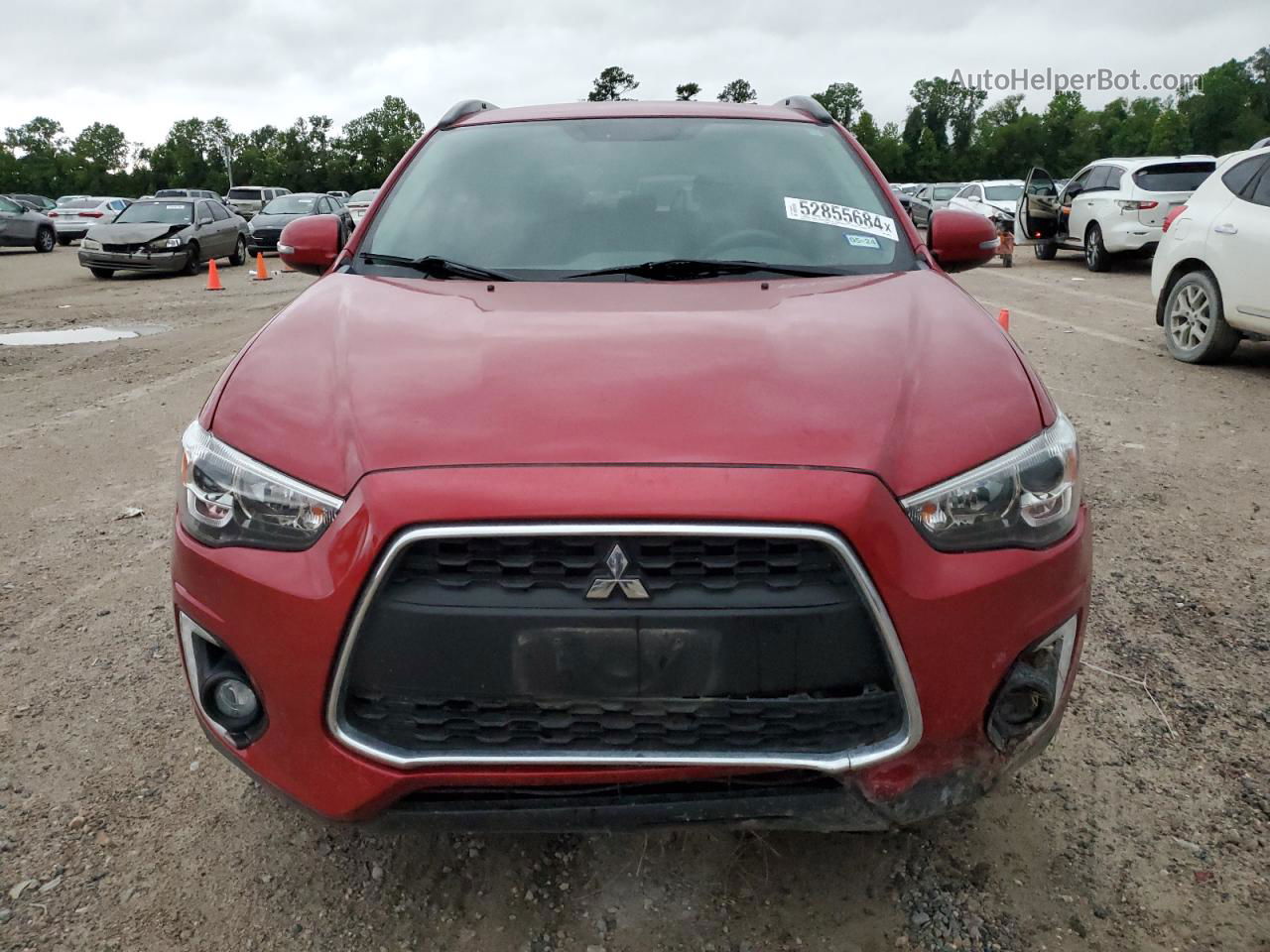 2015 Mitsubishi Outlander Sport Se Red vin: 4A4AP4AW7FE044950