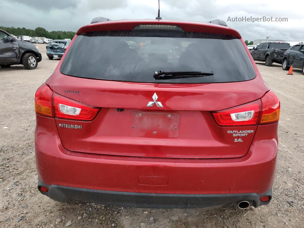 2015 Mitsubishi Outlander Sport Se Red vin: 4A4AP4AW7FE044950