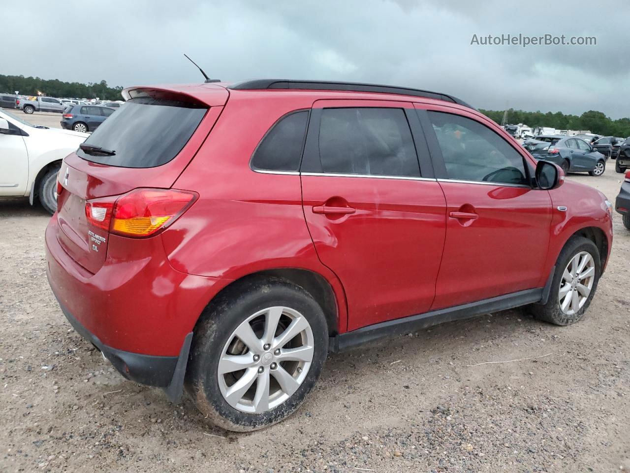 2015 Mitsubishi Outlander Sport Se Red vin: 4A4AP4AW7FE044950