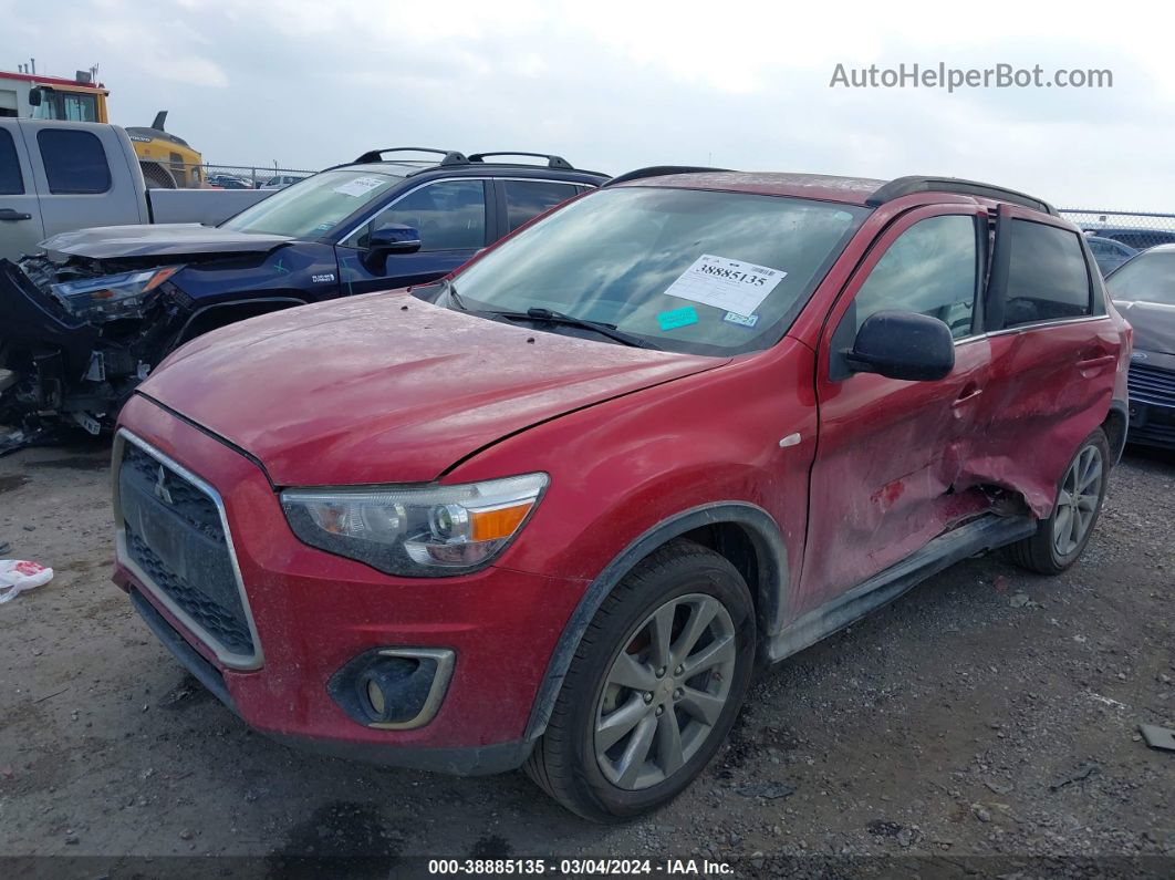 2013 Mitsubishi Outlander Sport Le Красный vin: 4A4AP5AU1DE018510