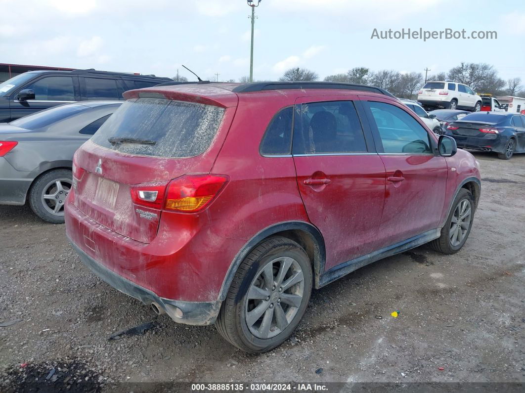 2013 Mitsubishi Outlander Sport Le Red vin: 4A4AP5AU1DE018510