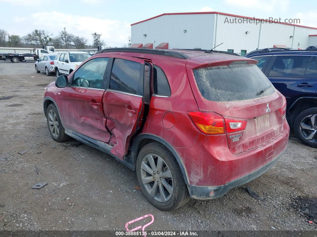 2013 Mitsubishi Outlander Sport Le Красный vin: 4A4AP5AU1DE018510