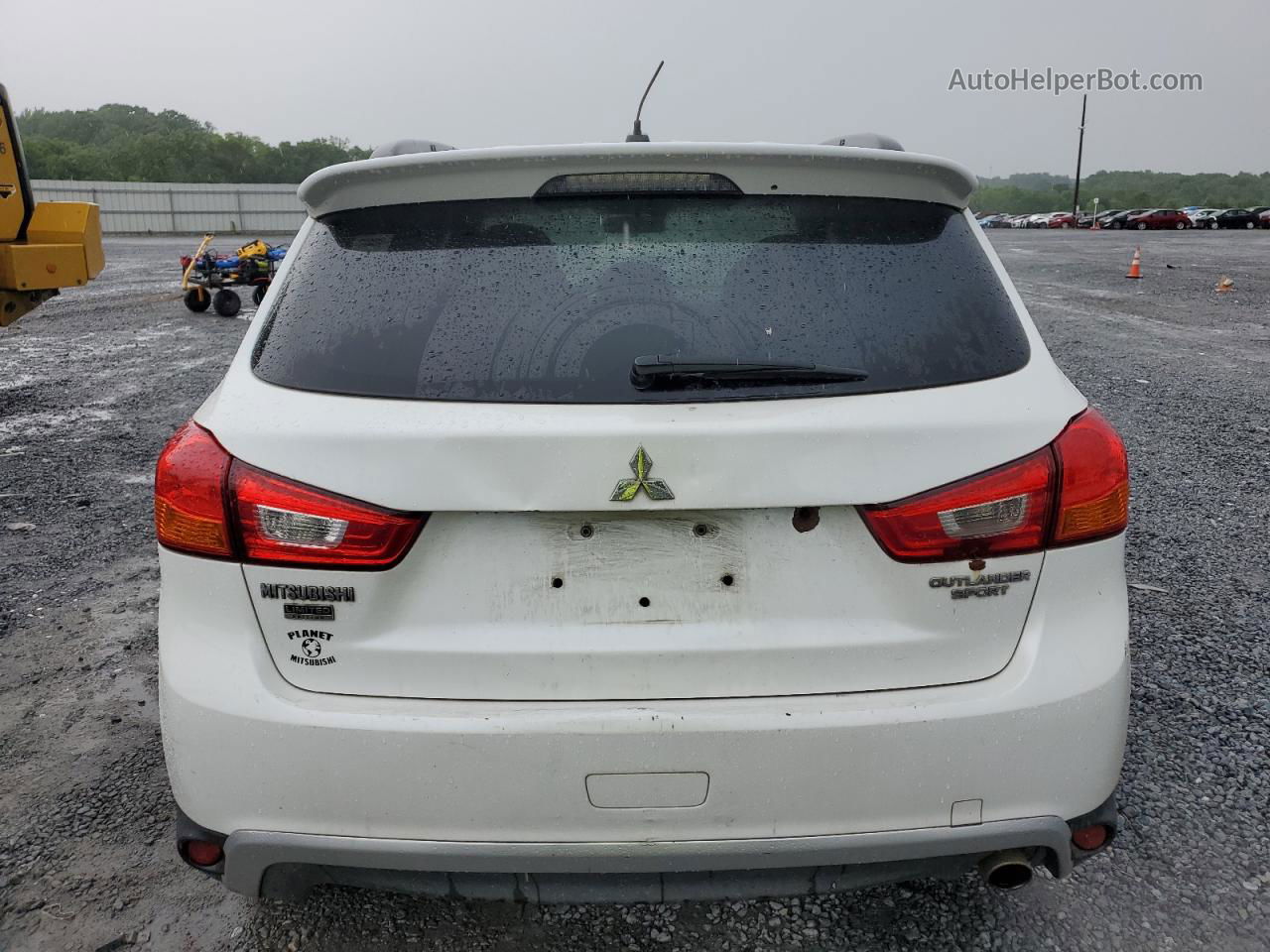 2013 Mitsubishi Outlander Sport Le White vin: 4A4AP5AU3DE022235