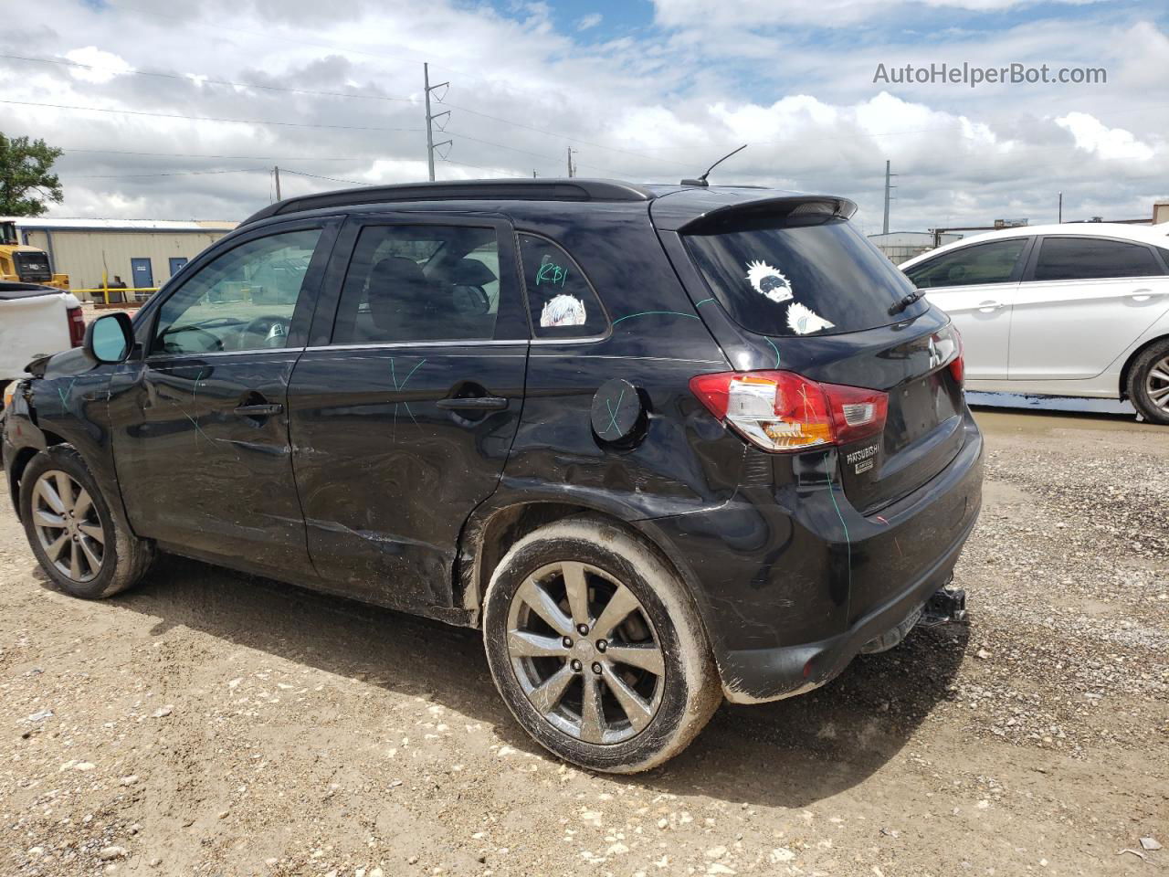 2013 Mitsubishi Outlander Sport Le Black vin: 4A4AP5AU3DE023403