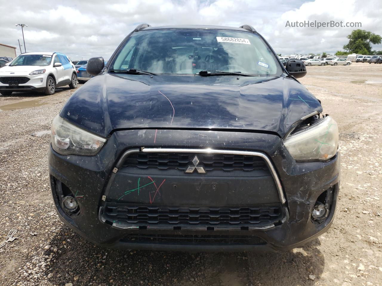 2013 Mitsubishi Outlander Sport Le Black vin: 4A4AP5AU3DE023403