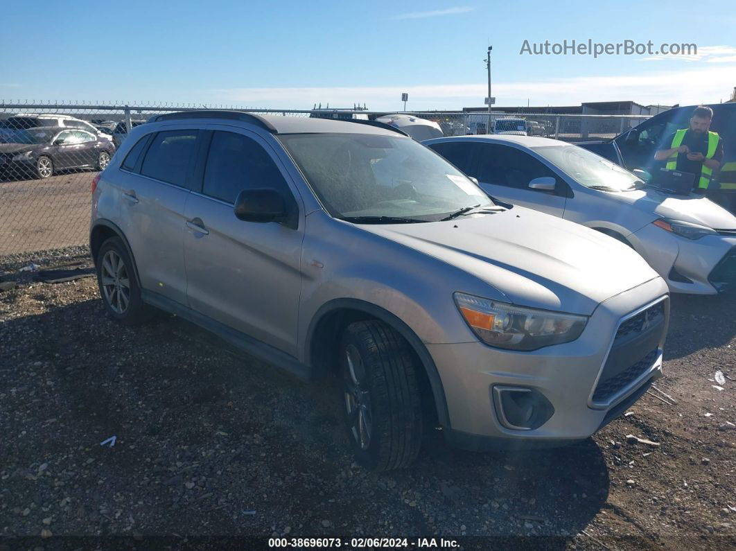 2013 Mitsubishi Outlander Sport Le Серебряный vin: 4A4AP5AU7DE024943