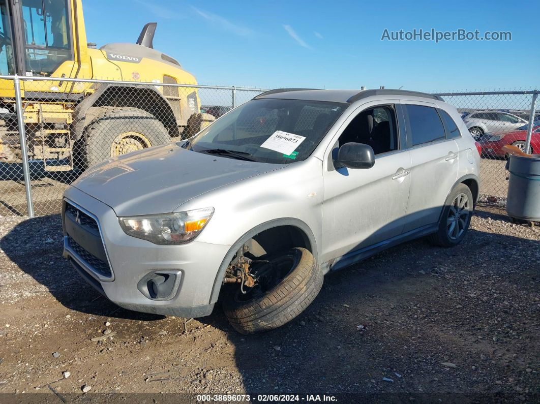 2013 Mitsubishi Outlander Sport Le Серебряный vin: 4A4AP5AU7DE024943