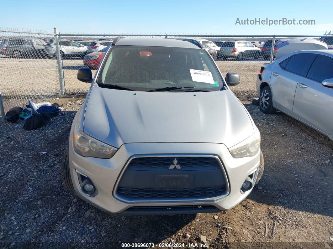 2013 Mitsubishi Outlander Sport Le Серебряный vin: 4A4AP5AU7DE024943