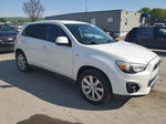 2014 Mitsubishi Outlander Sport Es White vin: 4A4AR3AU0EE027330