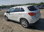 2014 Mitsubishi Outlander Sport Es White vin: 4A4AR3AU0EE027330