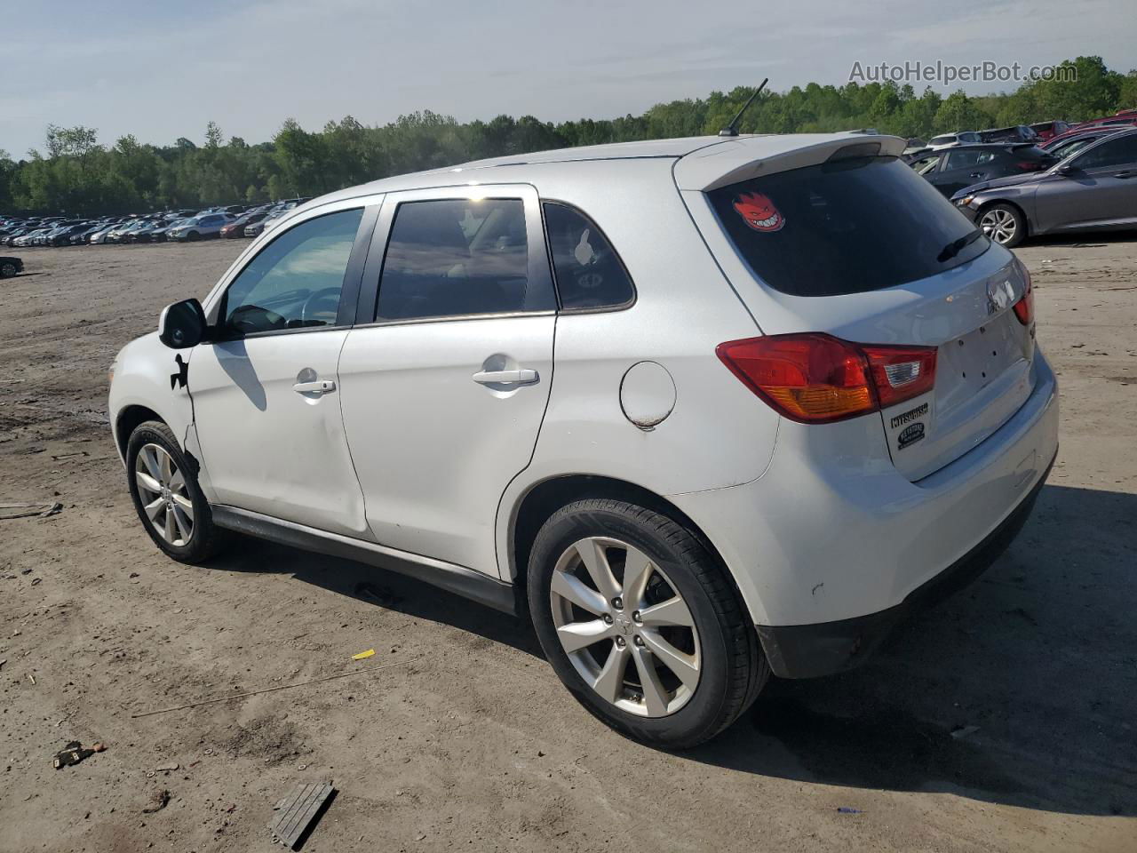 2014 Mitsubishi Outlander Sport Es Белый vin: 4A4AR3AU0EE027330